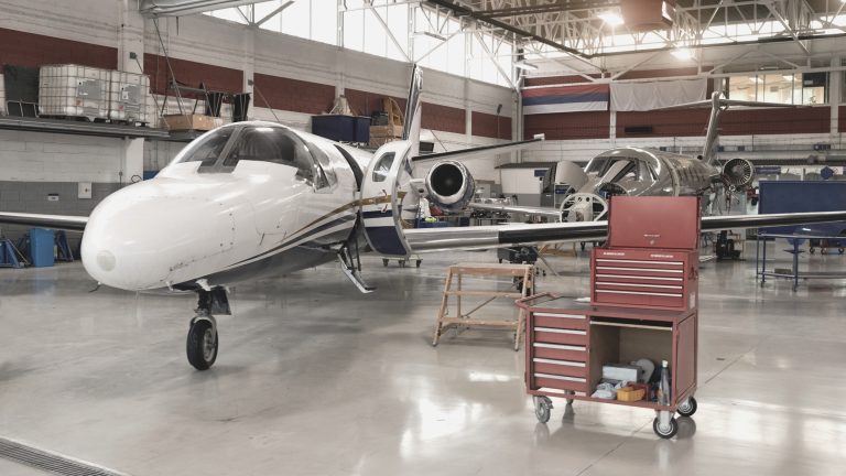 Citation Jet in Maintenance